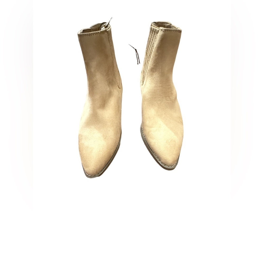 Universal Thread Tan Ankle Booties - Picture 2 of 5